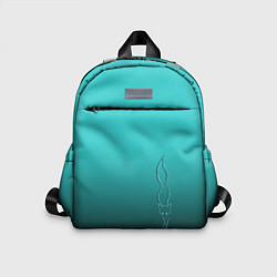 Детский рюкзак Силуэт лисы на градиентном фоне, цвет: 3D-принт