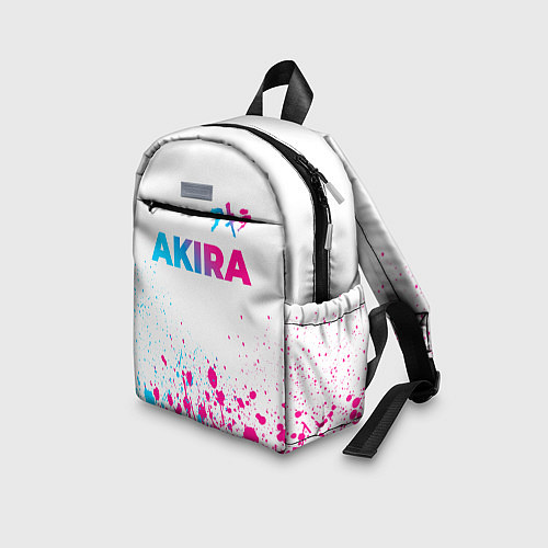 Детский рюкзак Akira neon gradient style: символ сверху / 3D-принт – фото 3