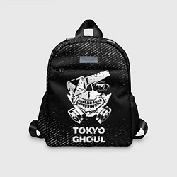 Детский рюкзак Tokyo Ghoul с потертостями на темном фоне, цвет: 3D-принт