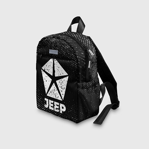 Детский рюкзак Jeep с потертостями на темном фоне / 3D-принт – фото 3