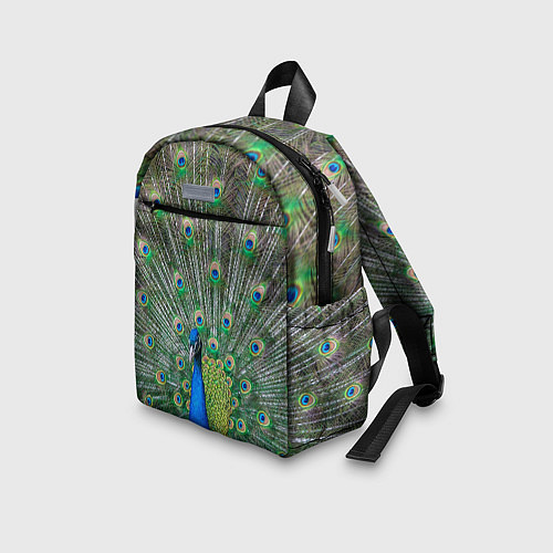 Детский рюкзак Величественный павлин / 3D-принт – фото 3