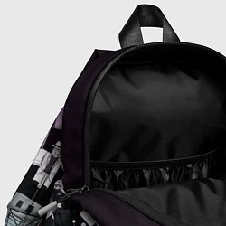 Детский рюкзак Роблокс персонажи под градиентом, цвет: 3D-принт — фото 2
