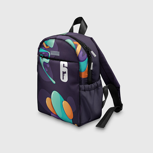 Детский рюкзак Rainbow Six graffity splash / 3D-принт – фото 3