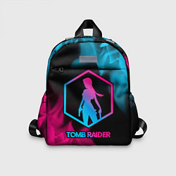 Детский рюкзак Tomb Raider - neon gradient, цвет: 3D-принт