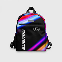 Детский рюкзак Subaru speed lights, цвет: 3D-принт