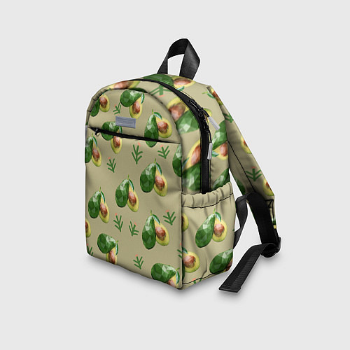 Детский рюкзак Авокадо и веточка / 3D-принт – фото 3