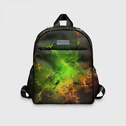 Детский рюкзак Зеленый туман, цвет: 3D-принт