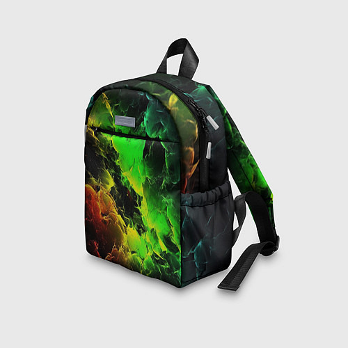Детский рюкзак Зеленое небо / 3D-принт – фото 3
