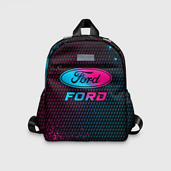 Детский рюкзак Ford - neon gradient, цвет: 3D-принт