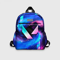 Детский рюкзак Valorant неоновый космос, цвет: 3D-принт