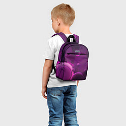 Детский рюкзак Фиолетовые шары, цвет: 3D-принт — фото 2