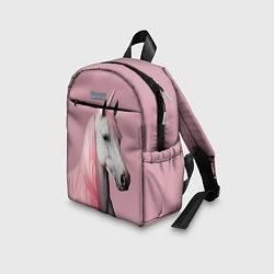 Детский рюкзак Единорог розовая грива, цвет: 3D-принт — фото 2