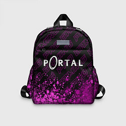 Детский рюкзак Portal pro gaming: символ сверху, цвет: 3D-принт