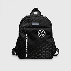 Детский рюкзак Volkswagen карбоновый фон, цвет: 3D-принт