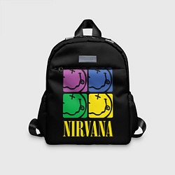 Детский рюкзак NIRVANA - смайлы, цвет: 3D-принт