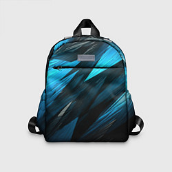 Детский рюкзак Black blue style, цвет: 3D-принт