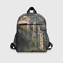 Детский рюкзак Древняя цивилизация и путешественник, цвет: 3D-принт