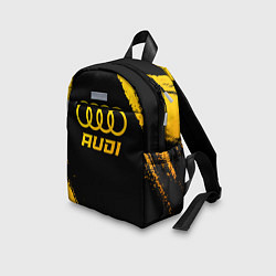 Детский рюкзак Audi - gold gradient, цвет: 3D-принт — фото 2
