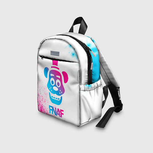 Детский рюкзак FNAF neon gradient style / 3D-принт – фото 3