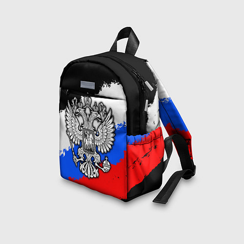 Детский рюкзак Триколор - герб РФ / 3D-принт – фото 3