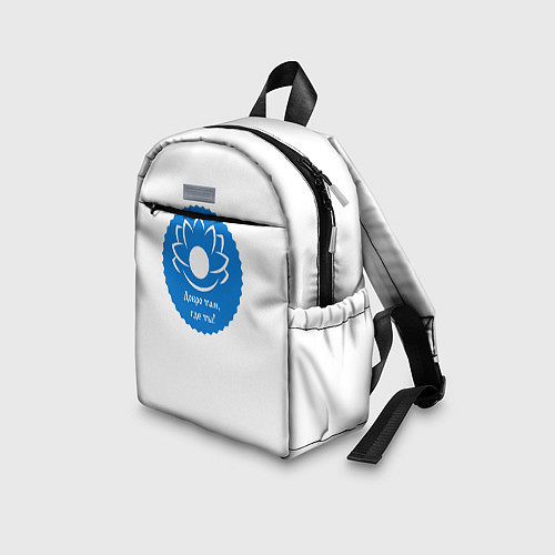Детский рюкзак Лотос добро там, где ты / 3D-принт – фото 3
