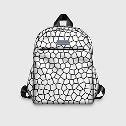 Детский рюкзак Мозаика белый, цвет: 3D-принт