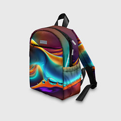 Детский рюкзак Абстракция - жидкость, цвет: 3D-принт — фото 2