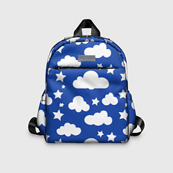 Детский рюкзак Облака и звёздочки, цвет: 3D-принт