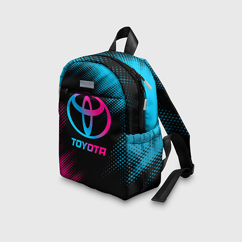Детский рюкзак Toyota - neon gradient / 3D-принт – фото 3