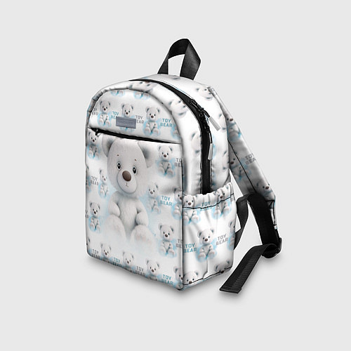 Детский рюкзак Плюшевый белый медведь / 3D-принт – фото 3