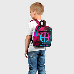 Детский рюкзак Blue Exorcist - neon gradient, цвет: 3D-принт — фото 2