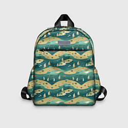 Детский рюкзак Парусники в море, цвет: 3D-принт