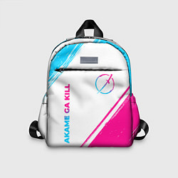 Детский рюкзак Akame ga Kill neon gradient style: надпись, символ, цвет: 3D-принт