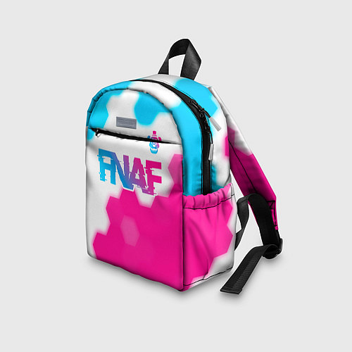 Детский рюкзак FNAF neon gradient style: символ сверху / 3D-принт – фото 3