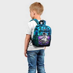 Детский рюкзак Space DJ - neon starfall, цвет: 3D-принт — фото 2