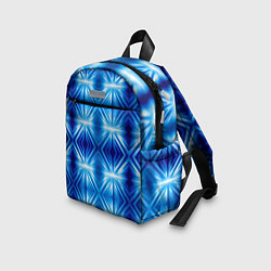 Детский рюкзак Ярко-синий светящийся узор, цвет: 3D-принт — фото 2