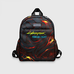 Детский рюкзак Cyberpunk 2077 phantom liberty fire, цвет: 3D-принт