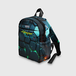 Детский рюкзак Cyberpunk 2077 phantom liberty logo, цвет: 3D-принт — фото 2