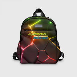 Детский рюкзак Cyberpunk 2077 phantom liberty logo neon