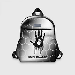 Детский рюкзак Death Stranding glitch на светлом фоне, цвет: 3D-принт