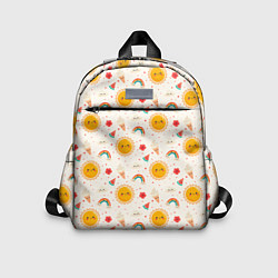 Детский рюкзак Летний милый паттерн, цвет: 3D-принт