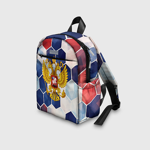 Детский рюкзак Герб России объемные плиты / 3D-принт – фото 3