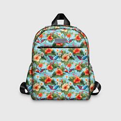 Детский рюкзак Разные гавайские цветочки