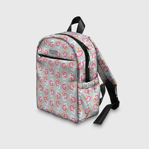 Детский рюкзак Яркая геометрия / 3D-принт – фото 3