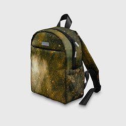 Детский рюкзак Золотистый туман и краски, цвет: 3D-принт — фото 2