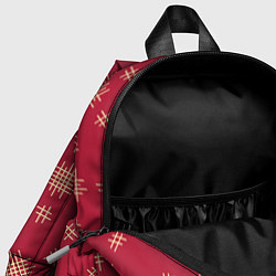 Детский рюкзак Красный стиль, цвет: 3D-принт — фото 2