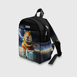 Детский рюкзак Capy astronaut - Nasa - neural network, цвет: 3D-принт — фото 2