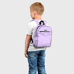 Детский рюкзак Текстура лавандовый горизонтальный, цвет: 3D-принт — фото 2