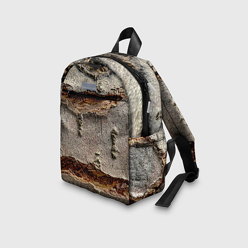 Детский рюкзак Деревянный разлом / 3D-принт – фото 3