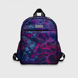 Детский рюкзак Неоновая лава, цвет: 3D-принт